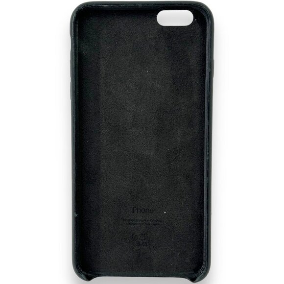Apple Leather Case for iPhone 6s Plus Black - Picture 2 of 5